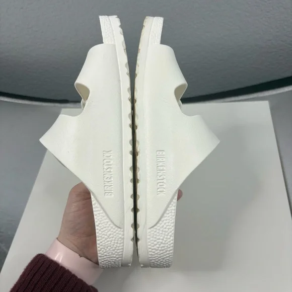 Birkenstock Arizona Essentials White Sandal Women’s 6 - Picture 7 of 12